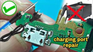Mobile charging port replacement